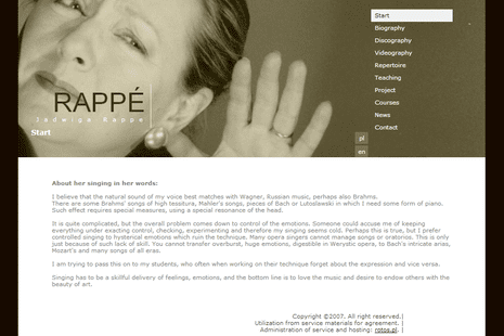 Jadwiga Rappé Jadwiga Rapp Articles Websites and Resources Contralto Corner