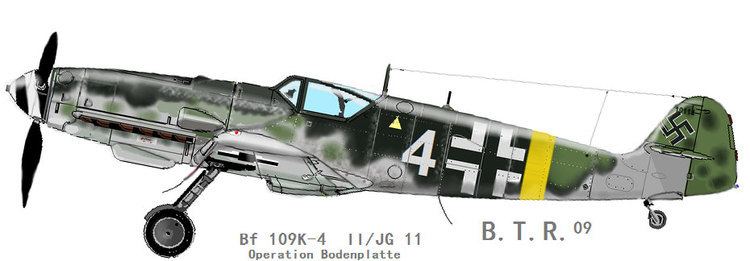Jagdgeschwader 11 WINGS PALETTE Messerschmitt Bf109K Kurfurst Germany Nazi