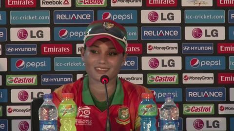 Jahanara Alam Womens World Twenty20 M19 Bangladeshs Jahanara Alam PC