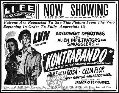 Jaime de la Rosa Kontrabando A Filipino Movie With Early Shades of 007