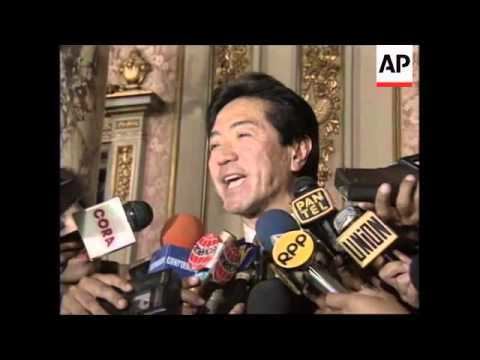 Jaime Yoshiyama PERU JAIME YOSHIYAMA SWORN IN AS MINISTER OF PRESIDENCY YouTube