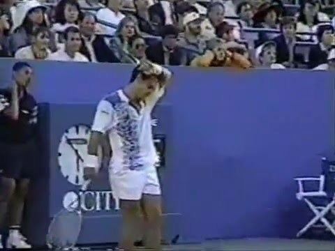 Jaime Yzaga US Open 1994 Jaime Yzaga vence a Pete Sampras en 4to Round YouTube