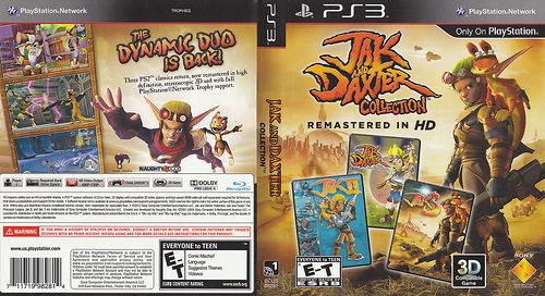 Jak and Daxter Collection Custom made Jak and Daxter Collection cover scan q PlayStation