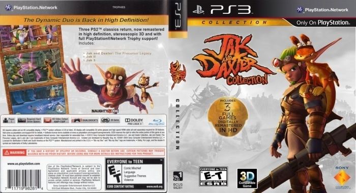Jak and Daxter Collection Custom made Jak and Daxter Collection cover scan q PlayStation