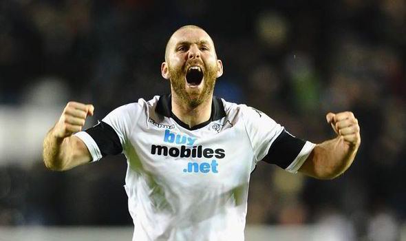 Jake Buxton Derbys Jake Buxton was one year away from giving up football for
