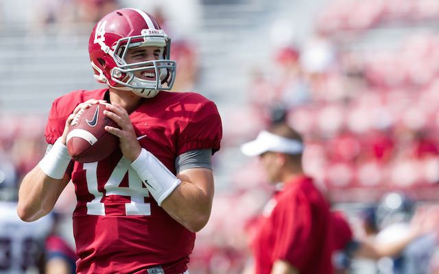 Jake Coker Alabama QB Jake Coker to miss 39several days39 with foot
