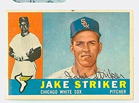 Jake Striker Jake Striker AUTOGRAPH d13 1960 Topps 169 Chicago White Sox CARD