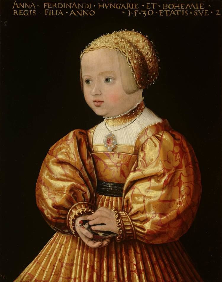 Jakob Seisenegger FilePortrait of Anna of Austria 15281590 by Jacob Seisenegger