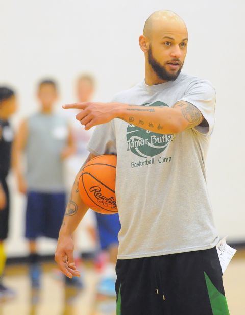 Jamar Butler Travis Walton and Jamar Butler Basketball Camp 61913