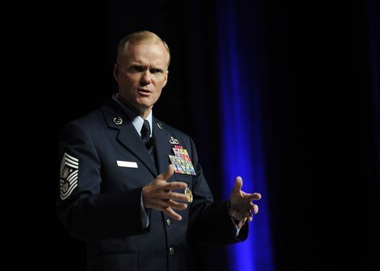James A. Cody CMSAF emphasizes power of Airmen US Air Force Article Display