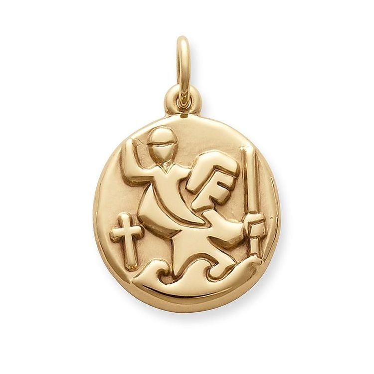 James Avery (Medal of Honor) Round St Christopher Medal Charm James Avery