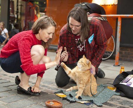 James Bowen (author) Bob the cat has turned his fortunes around with companion