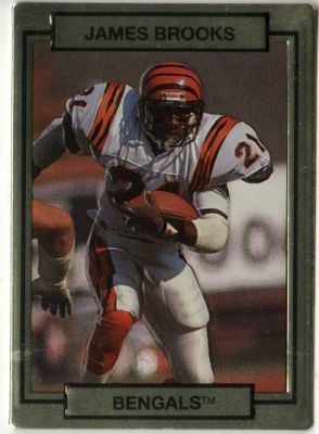 James Brooks (American football) CINCINNATI BENGALS James Brooks 31 ACTION PACKED 1990 NFL American