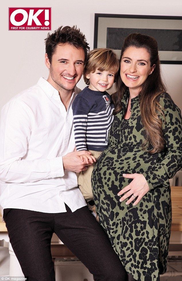 James Bye (actor) EastEnders39 James Bye poses at home with wife Victoria and their son