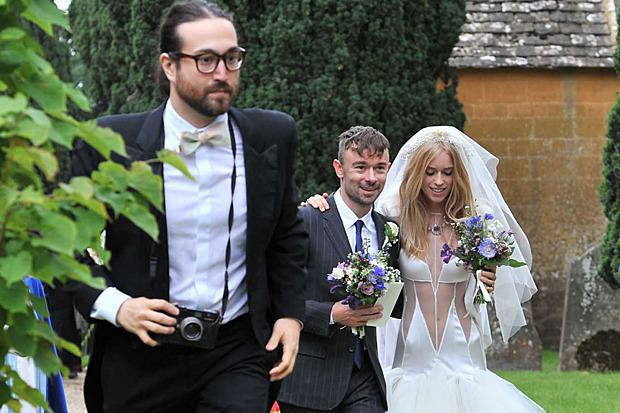 James Charteris, 13th Earl of Wemyss Frock and roll Lady Mary Charteriss very alternative wedding