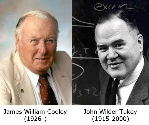 James Cooley James Cooley and John Tukey were most significantly known for