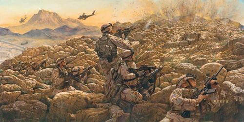 James Dietz Sky Soldiers in Contact from Enduring Freedom by the