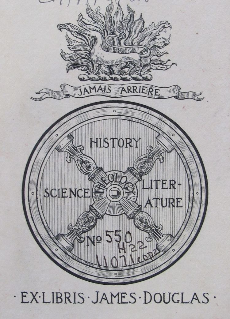 James Douglas (businessman) Bookplate of James Douglas 18371918 a Canadianborn businessman