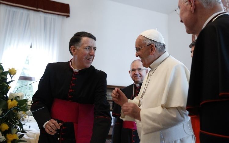 James F. Checchio Diocese of Camden Diocesan priest with Pope in Rome