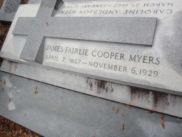 James Fairlie Cooper James Fairlie Cooper Myers 1867 1929 Find A Grave Memorial