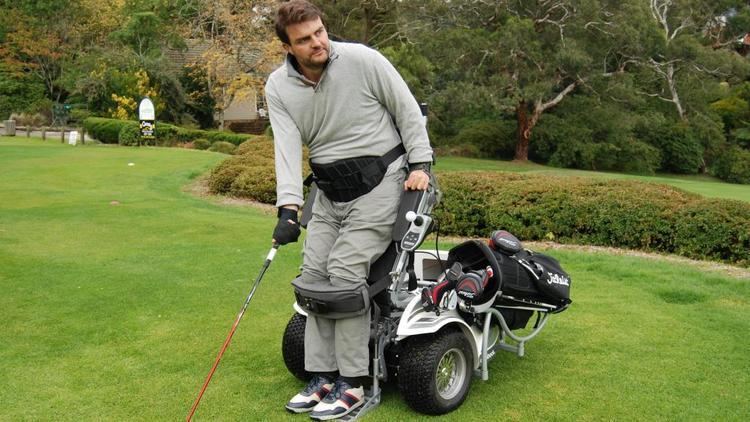 James Gribble How a quadriplegic was able to play golf again James Gribble starts