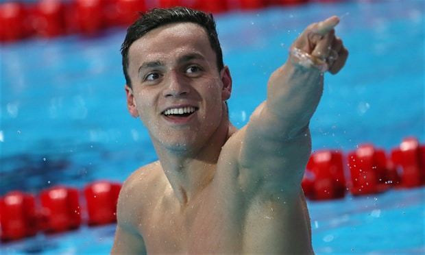 James Guy (swimmer) James Guy wins historic freestyle gold as Adam Peaty sets