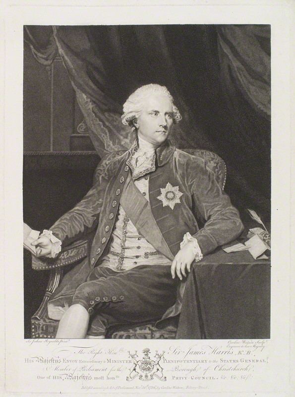 James Harris, 1st Earl of Malmesbury Sir James Harris 1st Earl of Malmesbury 17461820 the pre