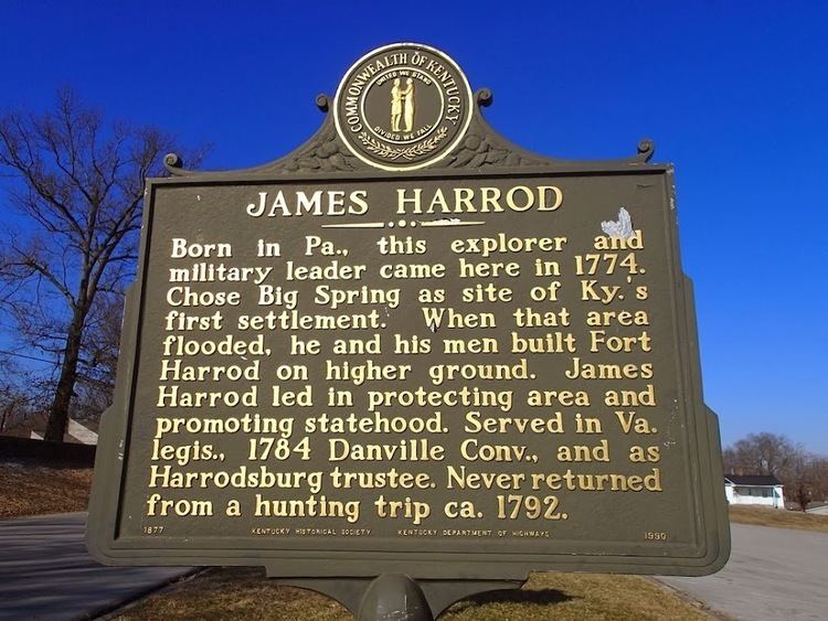 James Harrod Friends of Fort Harrod All Things Fort Harrod Tuesday September 12 2017