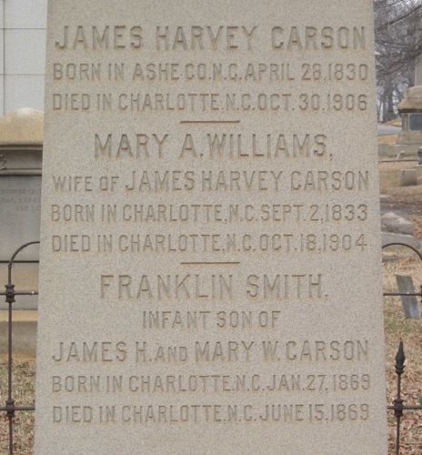 James Harvey Carson James Harvey Carson 1830 1906 Find A Grave Memorial