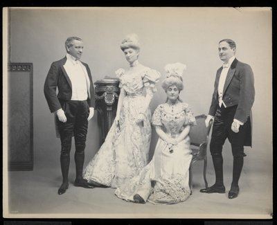 James Hazen Hyde Group portrait of Sydney Dillon Ripley with three others at the