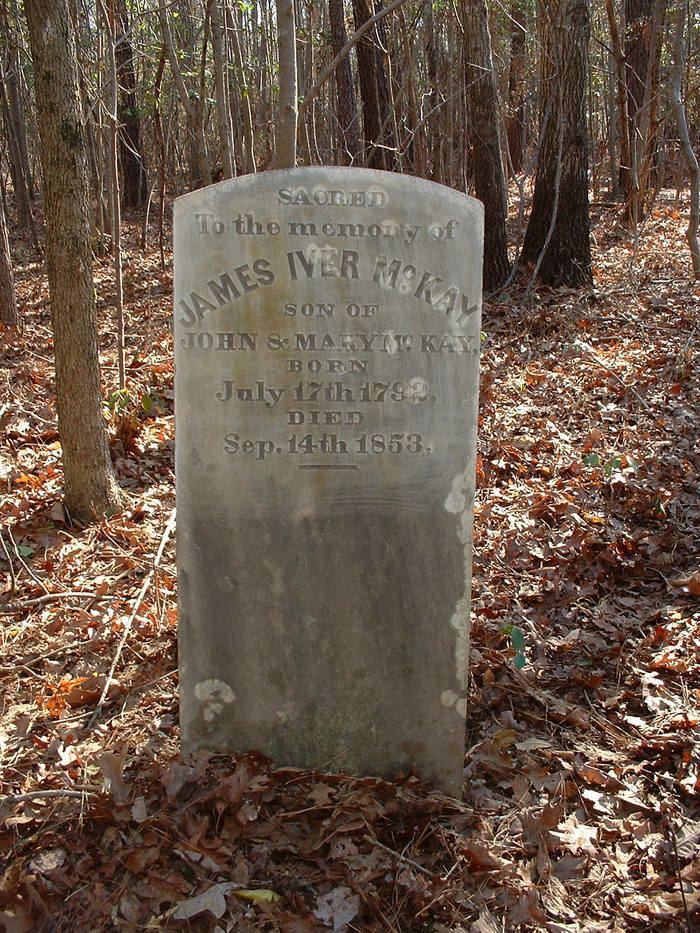 James Iver McKay James Iver McKay 1792 1853 Find A Grave Memorial