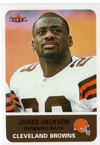 James Jackson (American football) CLEVELAND BROWNS James Jackson 210 FLEER Tradition 2002 NFL