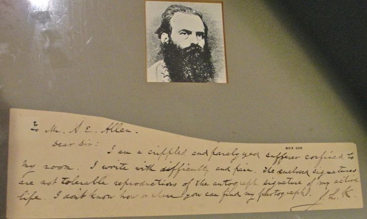 James L. Kemper Note Written and Signed by Confederate Gen James L Kemper