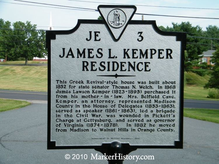 James L. Kemper James L Kemper Residence JE3 Marker History