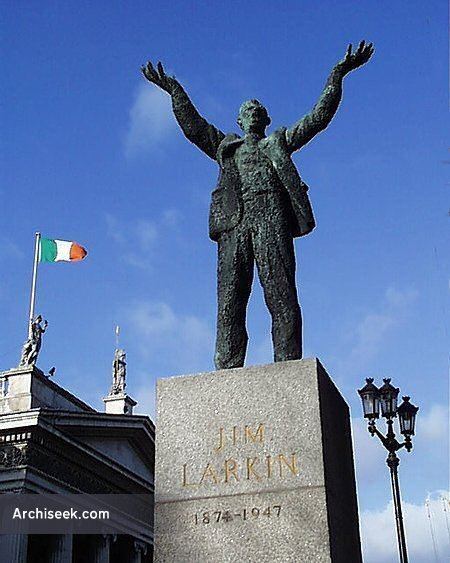 James Larkin 1980 Jim Larkin Statue OConnell Street Dublin Architecture of