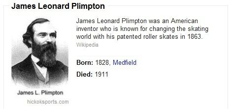 James Leonard Plimpton James Leonard Plimpton was an American inventor who is
