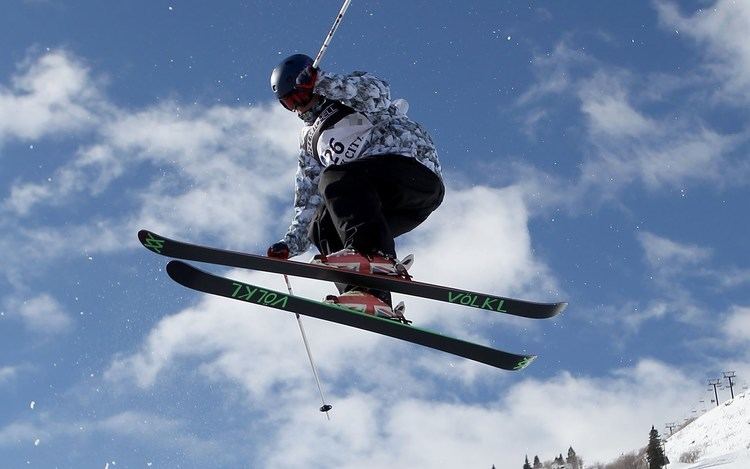 James Machon (skier) British Halfpipe Skier James Machon hits the slopes in