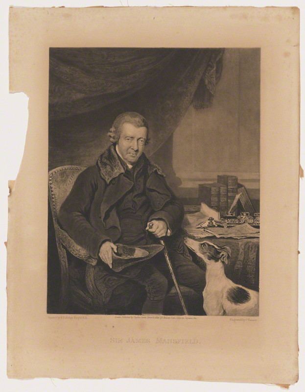 James Mansfield Sir James Mansfield 1820 Charles Turner WikiArtorg