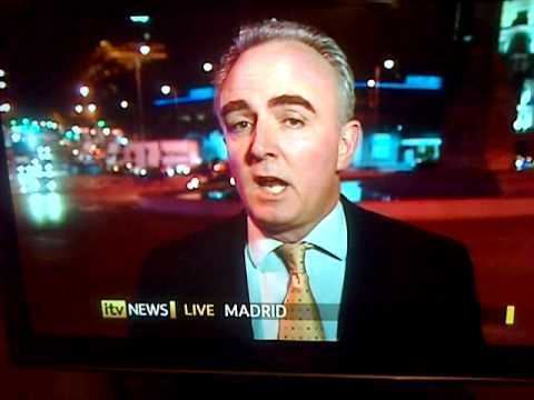 James Mates ITV News James Mates lost for words in Madrid YouTube