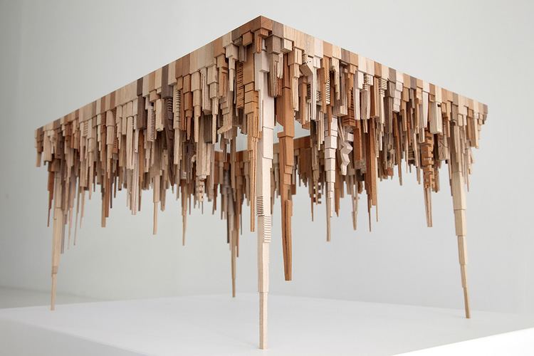 James McNabb New Wooden Cityscapes Sculpted with a Bandsaw by James McNabb Colossal