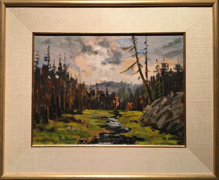 James Millar (artist) James Millar Canadian Oil On Board Algonquin Landscape eBay