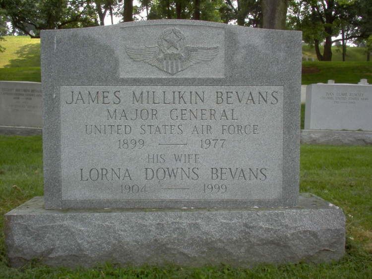 James Millikin Bevans James Millikin Bevans Major General United States Air Force