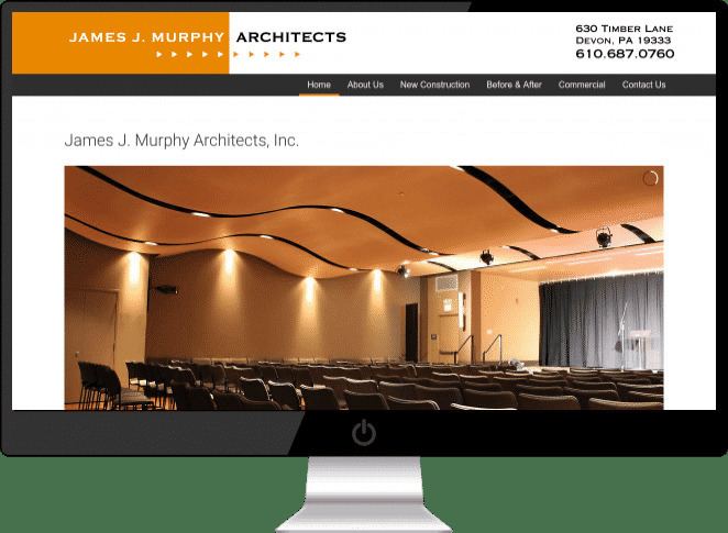 James Murphy (architect) HubuMedia Portfolio James Murphy Architect Website Project