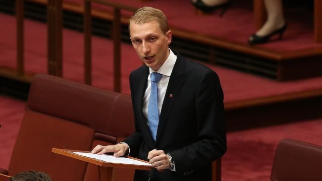James Paterson (Australian politician) Liberals39 youngestever senator James Paterson39s maiden moment