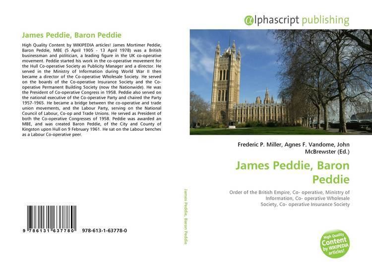 James Peddie, Baron Peddie James Peddie Baron Peddie 9786131637780 6131637784 9786131637780