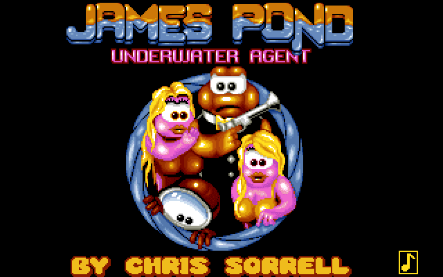 James Pond Dazeland Amiga games James Pond Underwater Agent