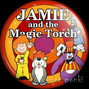 Jamie and the Magic Torch Jamie and the Magic Torch Retro Cult TV BadgeMagnet 130