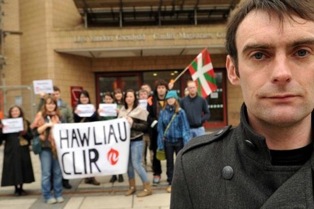 Jamie Bevan Welsh language activist jailed over refusal to pay English