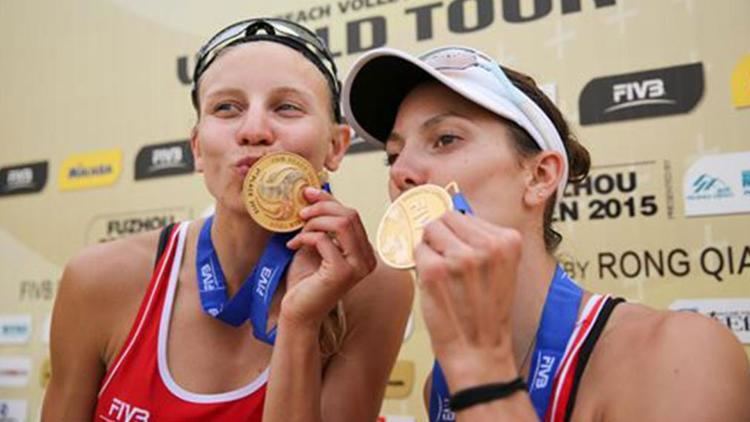 Jamie Broder Jamie Broder and Kristina Valjas win historic beach volleyball medal
