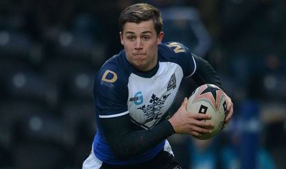 Jamie Shaul Hull 14 Catalans 4 Jamie Shaul lands KO blow Rugby